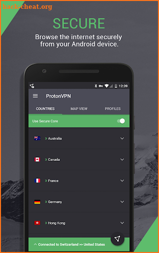 ProtonVPN - Free VPN made by ProtonMail screenshot