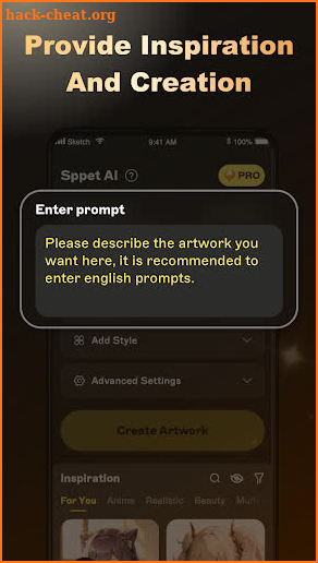 Provan AI -Sparking Creativity screenshot