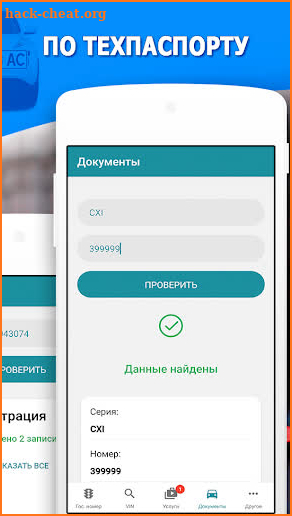 Проверка авто Украина по VIN и госномеру по базам screenshot