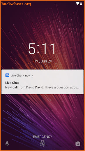 Provide Support Live Chat screenshot