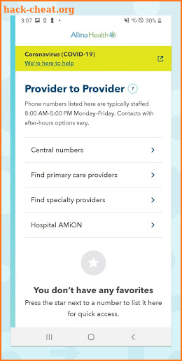 Provider to Provider screenshot