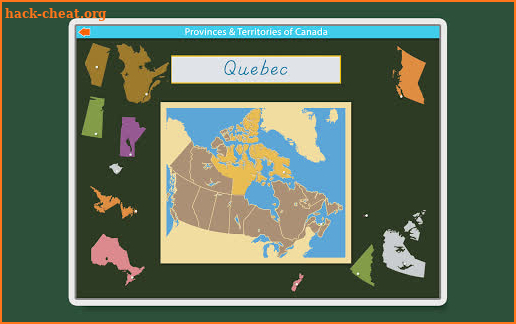 Provinces of Canada - Montessori Geography screenshot