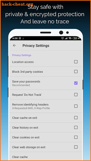 Proxy Browser - Adblock Secured Private Tor Proxy screenshot