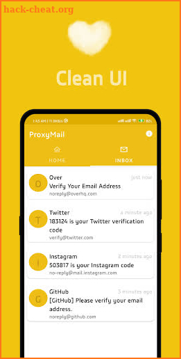 ProxyMail - Creates Temporary email addresses screenshot