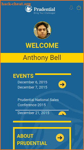 Prudential Event App screenshot