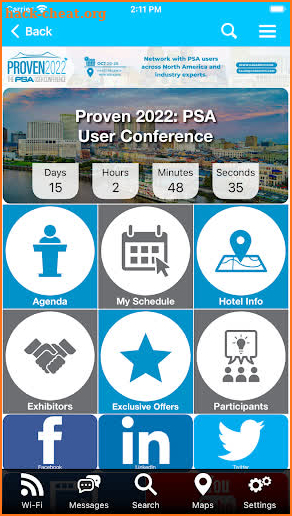 PSA User Conference screenshot