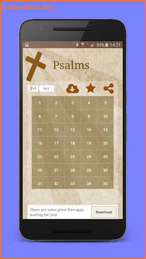 Psalms screenshot