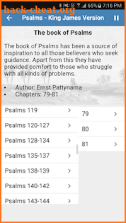Psalms - King James Version (Audio) screenshot