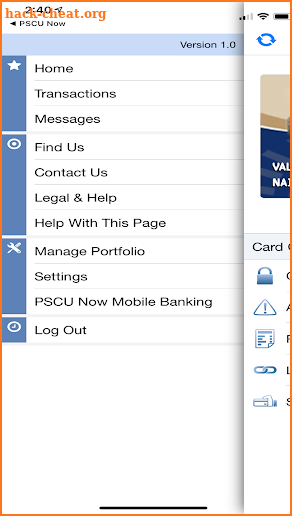 PSCU MyCard screenshot