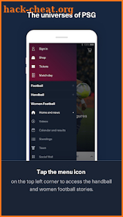PSG Official: the Paris Saint-Germain App screenshot