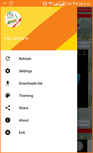 PSL LIVE 2019 screenshot