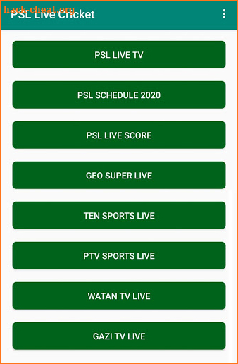 PSL Live Cricket 2020 screenshot