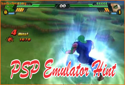 PSP Emulator Dragonballz Budokai 2 Games Obby Hint screenshot