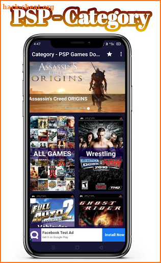 PSP GAMES DOWNLOADER - Free PSP Emulator&iso Games screenshot