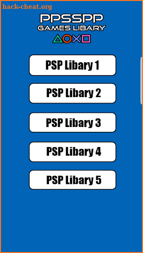 PSP-Games Libary screenshot