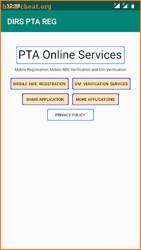 PTA Mobile Registration for Overseas Pakistan 2019 screenshot