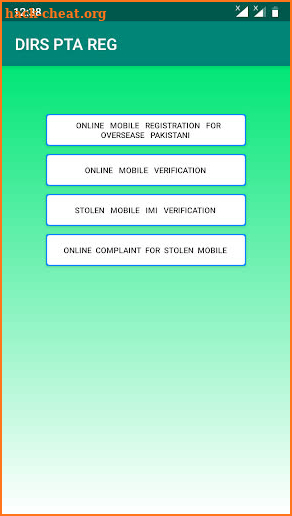 PTA Mobile Registration for Overseas Pakistan 2019 screenshot