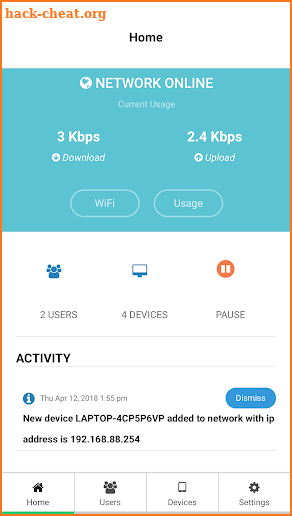 Ptera Managed WiFi screenshot