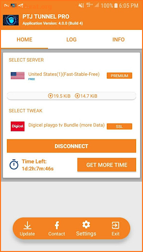 PTJ TUNNEL PRO- 100% Free VPN Tunnel screenshot