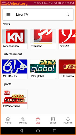 P.TV Lite Entertainment screenshot