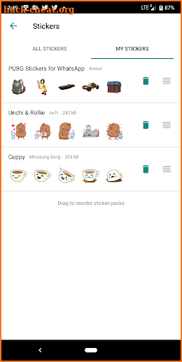 PUBG Stickers for WhatsApp screenshot