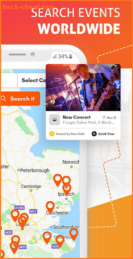 Pubit – Events Search App screenshot