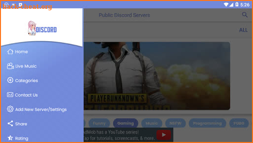 Public Discord Servers - Invitations For Servers screenshot