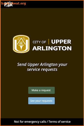 Public Service Request screenshot
