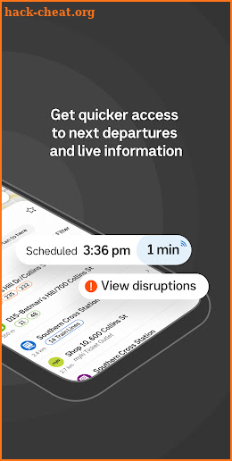 Public Transport Victoria app screenshot