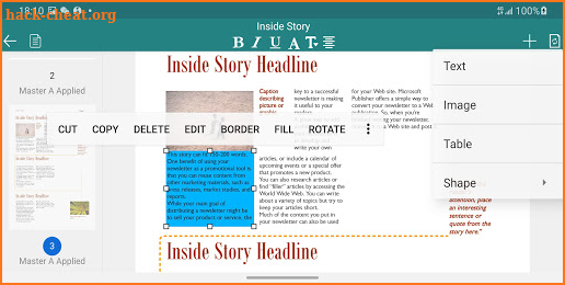 Publisher to PDF - Edit, Convert MS Publisher file screenshot