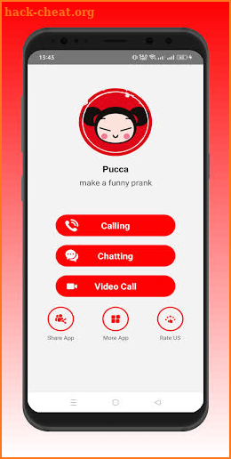 Pucca garu - Fake Call screenshot