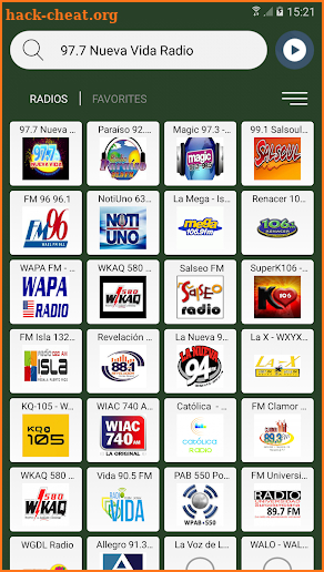 Puerto Rico Radio Stations Online screenshot