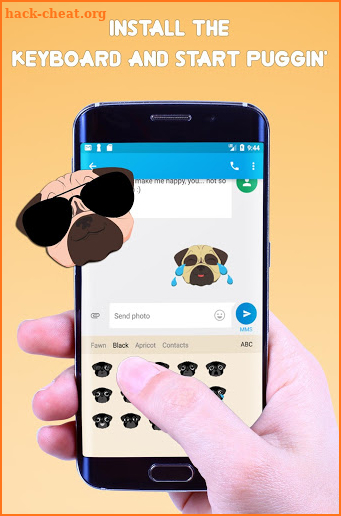 Pug Emojis + screenshot