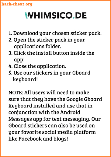 Pug Stickers for Gboard screenshot