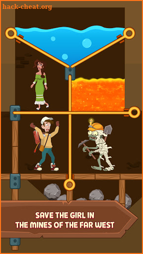 Pull Him Up: Brain Hack Out Puzzle game screenshot