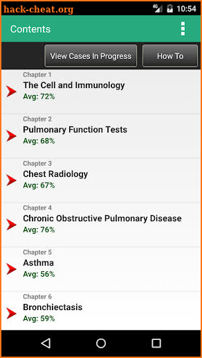 Pulmonary Disease Examination and Board Review screenshot