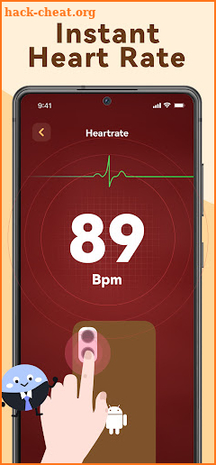 Pulse Graph: Heart Rate Detect screenshot