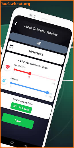 Pulse Oximeter Rate Tracker screenshot