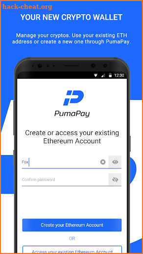 PumaPay Cryptocurrency Wallet screenshot
