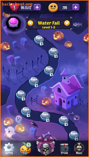 Pumpkin Bubble Fight : Halloween Night screenshot