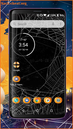Pumpkin Halloween Theme - Wallpapers and Icons screenshot
