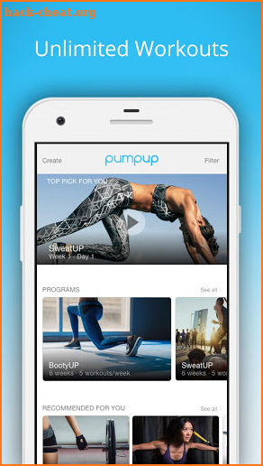 PumpUp — Fitness Community screenshot