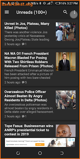 Punch Mobile News App screenshot