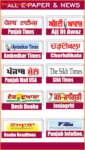Punjabi News:ABP Sanjha,PTC News,Jagbani &all Rank screenshot