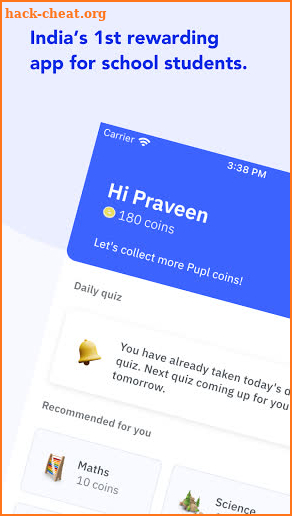 Pupl - India's 1st rewarding app for students screenshot