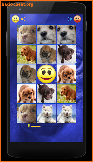 Puppies Memory Game with photos of cute puppies screenshot