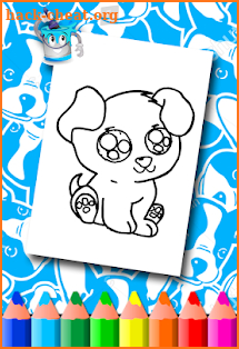 Puppy Coloring Pages screenshot
