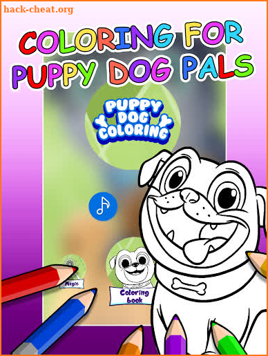Puppy Dog Coloring Book screenshot