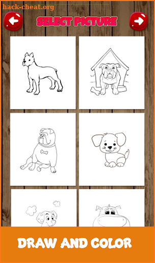 Puppy dog coloring - Cute puppies draw & paint screenshot