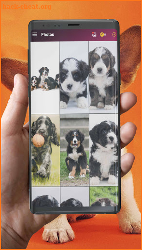 Puppy Dog Lock Screen Wallpaper screenshot